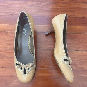 Franco Sarto Tan Heels Elegant Design
